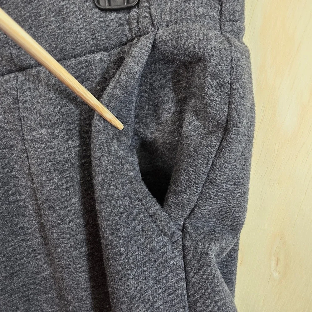 Torrid Charcoal Gray Wide‎ Leg Crop Knit Pants Womens Size 1 US 1X 14-16